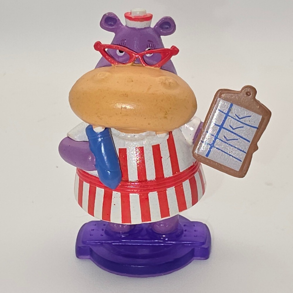 Disney Figurine Small Purple Fair Hallie Hippo Doc McStuffins 1434KL01